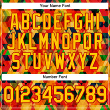 Load image into Gallery viewer, Custom Stitched Black Yellow-Red 3D Pattern Design Black History Month Sports Pullover Sweatshirt Hoodie