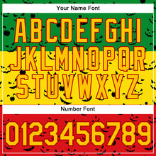 Загрузить изображение в средство просмотра галереи, Custom Stitched Green Yellow-Red 3D Pattern Design Black History Month Sports Pullover Sweatshirt Hoodie