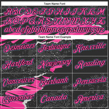 Load image into Gallery viewer, Custom Stitched Black Light Blue-Pink 3D Pattern Design Torn Paper Style Sports Pullover Sweatshirt Hoodie