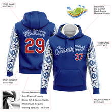 Загрузить изображение в средство просмотра галереи, Custom Stitched Royal Red-White Christmas 3D Sports Pullover Sweatshirt Hoodie