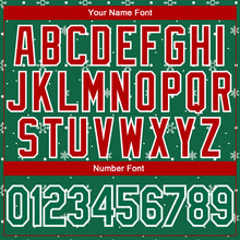 Загрузить изображение в средство просмотра галереи, Custom Stitched Kelly Green Red-White Christmas 3D Sports Pullover Sweatshirt Hoodie