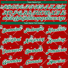 Загрузить изображение в средство просмотра галереи, Custom Stitched Red Kelly Green-White Christmas Dog Wearing Santa Claus Costume 3D Sports Pullover Sweatshirt Hoodie