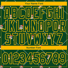 Charger l'image dans la galerie, Custom Stitched Green Gold Christmas Dog Wearing Santa Claus Costume 3D Sports Pullover Sweatshirt Hoodie