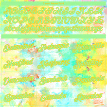 Загрузить изображение в средство просмотра галереи, Custom Stitched Tie Dye Pea Green-Yellow 3D Watercolor Sports Pullover Sweatshirt Hoodie