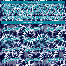 Load image into Gallery viewer, Custom Stitched Tie Dye Teal-White 3D Hippie Batik Sports Pullover Sweatshirt Hoodie