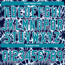 Load image into Gallery viewer, Custom Stitched Tie Dye Teal-White 3D Hippie Batik Sports Pullover Sweatshirt Hoodie