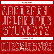 Charger l'image dans la galerie, Custom Red Grass Green-White Christmas Santa Claus 3D Hockey Lace Neck Jersey