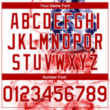 Загрузить изображение в средство просмотра галереи, Custom White Red 3D American Flag Fashion Authentic Basketball Jersey