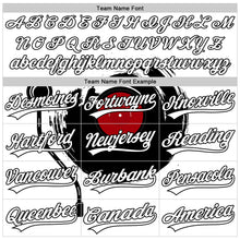 Load image into Gallery viewer, Custom White Black 3D Pattern Design Music Festival Vintage Vinyl Record Authentic Baseball Jersey
