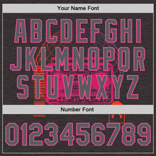 Загрузить изображение в средство просмотра галереи, Custom Steel Gray Pink 3D Pattern Design Music Festival Old School Music Authentic Baseball Jersey