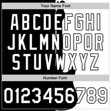 Загрузить изображение в средство просмотра галереи, Custom Black White 3D Pattern Design Music Festival Guitar Rock And Roll Authentic Baseball Jersey