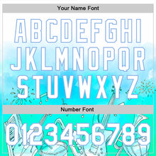 Загрузить изображение в средство просмотра галереи, Custom White Light Blue 3D Pattern Design Music Festival Musical Instruments Authentic Baseball Jersey