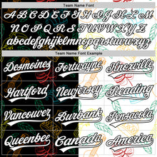 Charger l'image dans la galerie, Custom Black White 3D Pattern Design Music Festival Brazilian Carnival Authentic Baseball Jersey