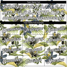 Загрузить изображение в средство просмотра галереи, Custom White Black 3D Pattern Tropical Hawaii Plant And Flower Authentic Basketball Jersey