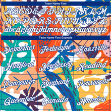 Загрузить изображение в средство просмотра галереи, Custom White Royal 3D Pattern Abstract Tropical Hawaii Plant Authentic Basketball Jersey