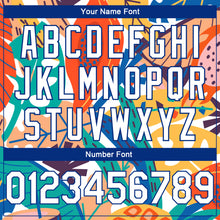 Загрузить изображение в средство просмотра галереи, Custom White Royal 3D Pattern Abstract Tropical Hawaii Plant Authentic Basketball Jersey