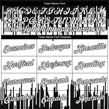 Загрузить изображение в средство просмотра галереи, Custom White Black Abstract Vertical Lines Authentic City Edition Basketball Jersey