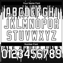 Загрузить изображение в средство просмотра галереи, Custom White Black Abstract Vertical Lines Authentic City Edition Basketball Jersey