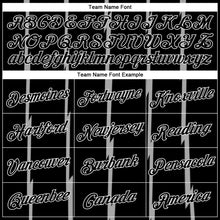 Load image into Gallery viewer, Custom Black White Lines Authentic City Edition Basketball Jersey