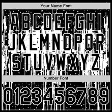 Загрузить изображение в средство просмотра галереи, Custom Black White 3D Pattern Design Dripping Splatter Art Authentic Baseball Jersey