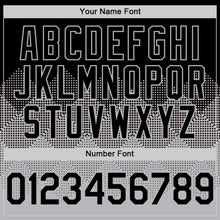 Загрузить изображение в средство просмотра галереи, Custom Black Gray 3D Pattern Design Gradient Square Shapes Authentic Baseball Jersey