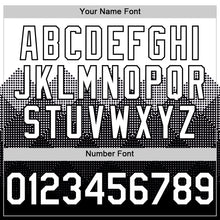 Загрузить изображение в средство просмотра галереи, Custom White Black 3D Pattern Design Gradient Square Shapes Authentic Baseball Jersey