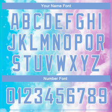 Загрузить изображение в средство просмотра галереи, Custom White Light Blue-Purple 3D Pattern Design Sky With Clouds Watercolor Style Authentic Basketball Jersey