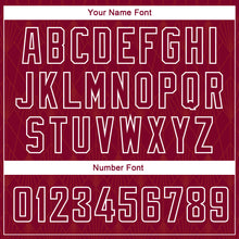 Загрузить изображение в средство просмотра галереи, Custom Maroon White Geometric Shapes And Side Stripes Authentic City Edition Basketball Jersey