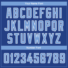 Load image into Gallery viewer, Custom Royal Light Blue-White Side Panel Abstract Lines Authentic City Edition Basketball Jersey