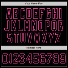 Загрузить изображение в средство просмотра галереи, Custom Black Light Blue-Pink 3D Pattern Design Abstract Splatter Grunge Art Authentic Baseball Jersey