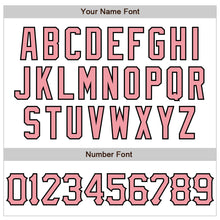 Загрузить изображение в средство просмотра галереи, Custom White Medium Pink-Black 3D Pattern Design Abstract Splash Authentic Baseball Jersey