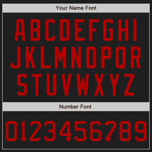 Charger l'image dans la galerie, Custom Graffiti Pattern Red-Black 3D Scratch Authentic Baseball Jersey