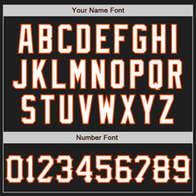 Charger l'image dans la galerie, Custom Graffiti Pattern Black Kelly Green-Orange 3D Scratch Authentic Baseball Jersey