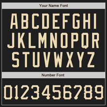 Charger l'image dans la galerie, Custom Graffiti Pattern City Cream Black-Crimson 3D Scratch Authentic Baseball Jersey