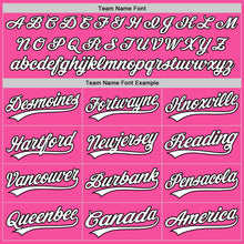 Charger l'image dans la galerie, Custom Graffiti Pattern Pink Light Blue-Black 3D Scratch Authentic Baseball Jersey