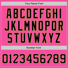 Charger l'image dans la galerie, Custom Graffiti Pattern Black Pink-Old Gold 3D Scratch Authentic Baseball Jersey