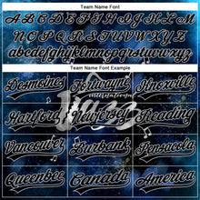 Load image into Gallery viewer, Custom Black Gray 3D Pattern Design International Jazz Day Authentic Baseball Jersey
