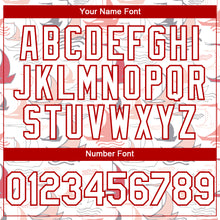 Laden Sie das Bild in den Galerie-Viewer, Custom White Red 3D Pattern Design Sailing Boats Authentic Baseball Jersey