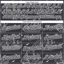 Load image into Gallery viewer, Custom Steel Gray White 3D Pattern Design Ship Frigate With Seagulls Authentic Baseball Jersey