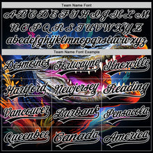 Загрузить изображение в средство просмотра галереи, Custom Black White 3D Pattern Design Neon Crocodile Authentic Baseball Jersey