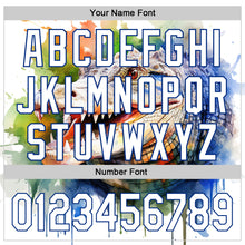 Laden Sie das Bild in den Galerie-Viewer, Custom White Royal 3D Pattern Design Crocodile Authentic Baseball Jersey