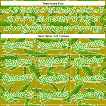 Загрузить изображение в средство просмотра галереи, Custom Olive Aurora Green-White 3D Pattern Design Crocodile Authentic Baseball Jersey