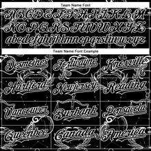 Загрузить изображение в средство просмотра галереи, Custom Black White 3D Pattern Design Zodiac Authentic Baseball Jersey