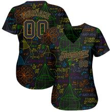 Load image into Gallery viewer, Custom 3D Pattern Design Math Authentic Baseball Jersey