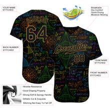 Load image into Gallery viewer, Custom 3D Pattern Design Math Authentic Baseball Jersey