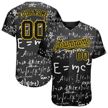 Load image into Gallery viewer, Custom 3D Pattern Design Math Authentic Baseball Jersey