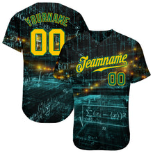 Загрузить изображение в средство просмотра галереи, Custom 3D Pattern Design Math Authentic Baseball Jersey