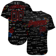 Загрузить изображение в средство просмотра галереи, Custom 3D Pattern Design Math Authentic Baseball Jersey