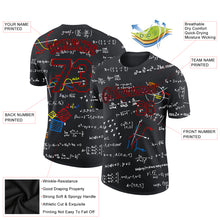 Загрузить изображение в средство просмотра галереи, Custom 3D Pattern Design Math Performance T-Shirt