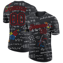Загрузить изображение в средство просмотра галереи, Custom 3D Pattern Design Math Performance T-Shirt